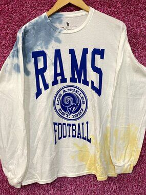 NFL Franchise NFC West Los Angeles Rams Tie-Dye Long Sleeve Medium